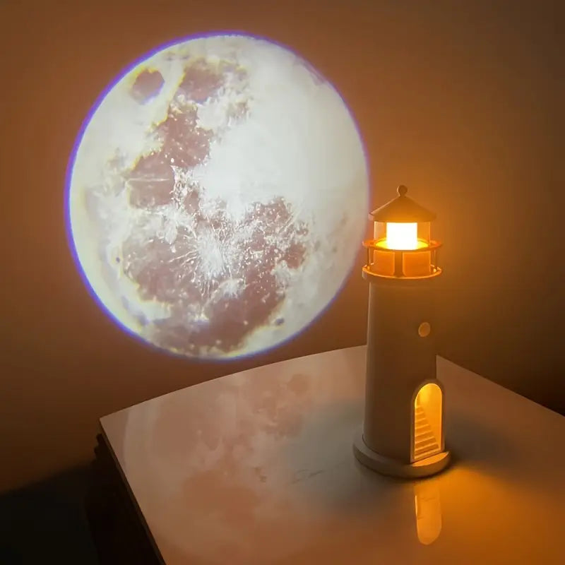 Phare au clair de lune