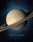 Poster Saturne