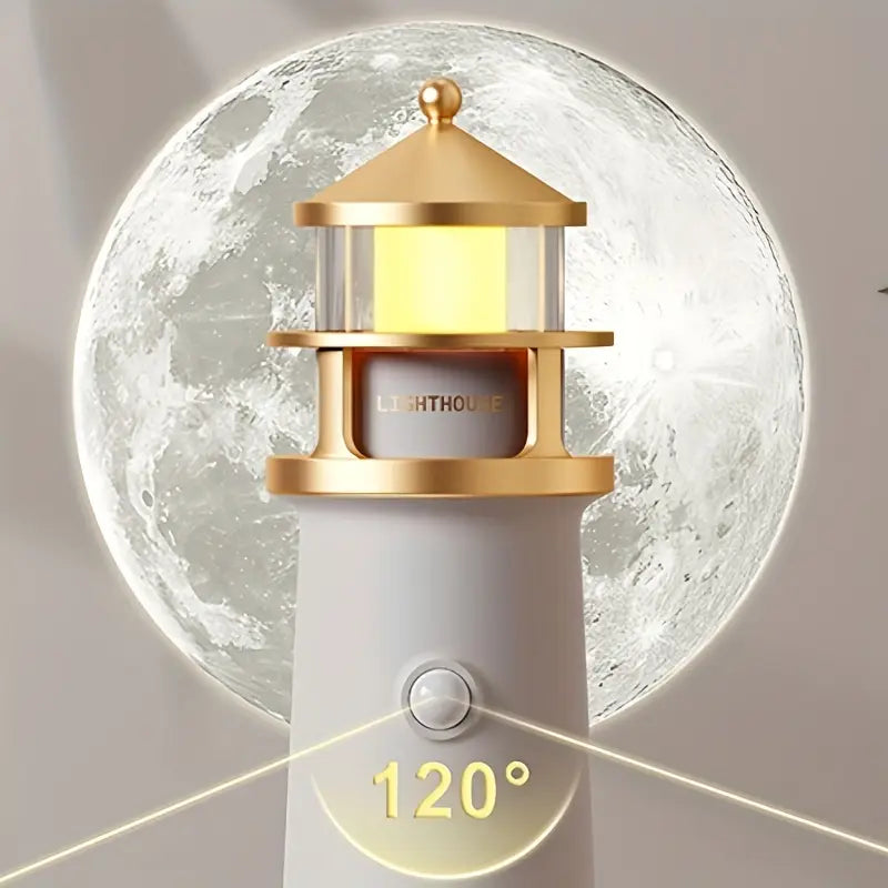 Phare au clair de lune
